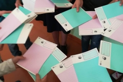 Photos from Ilūkstes county. The goods was shared between seven parishes.