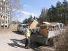 12 familier i Bikernieki distriktet i Letland modtager nødhjælp fra Østeuropæisk Børnehjælp i april 2016.